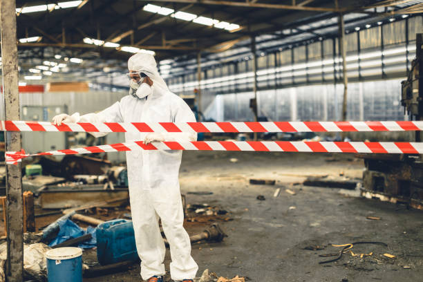 Professional Drug Lab Cleanup technician working in Hagerstown, IN